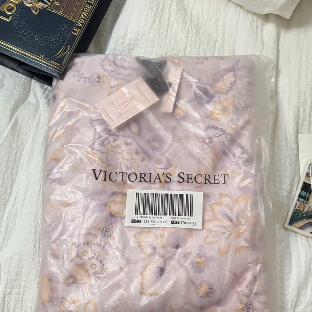 Victoria's Secret Lavender and Cream Floral Set
